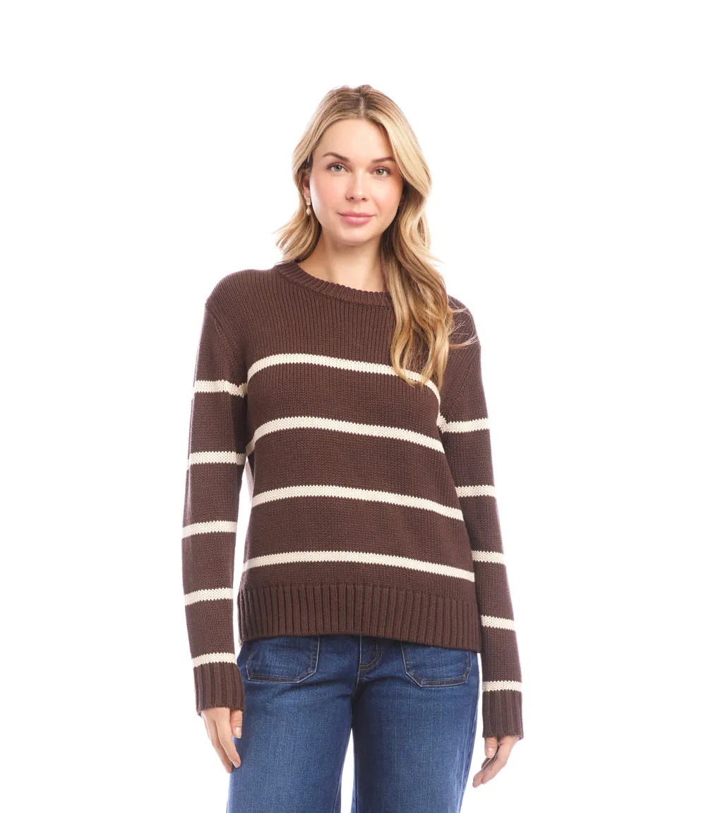 Stripe Crewneck Sweater sold by Karen Kane product image thumbnail 2