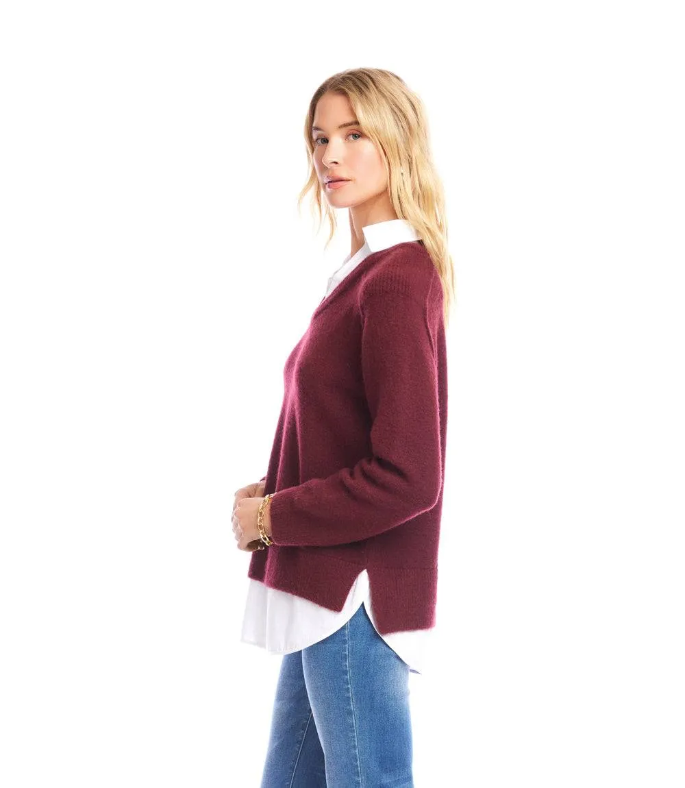 Layered Sweater sold by Karen Kane product image thumbnail 4