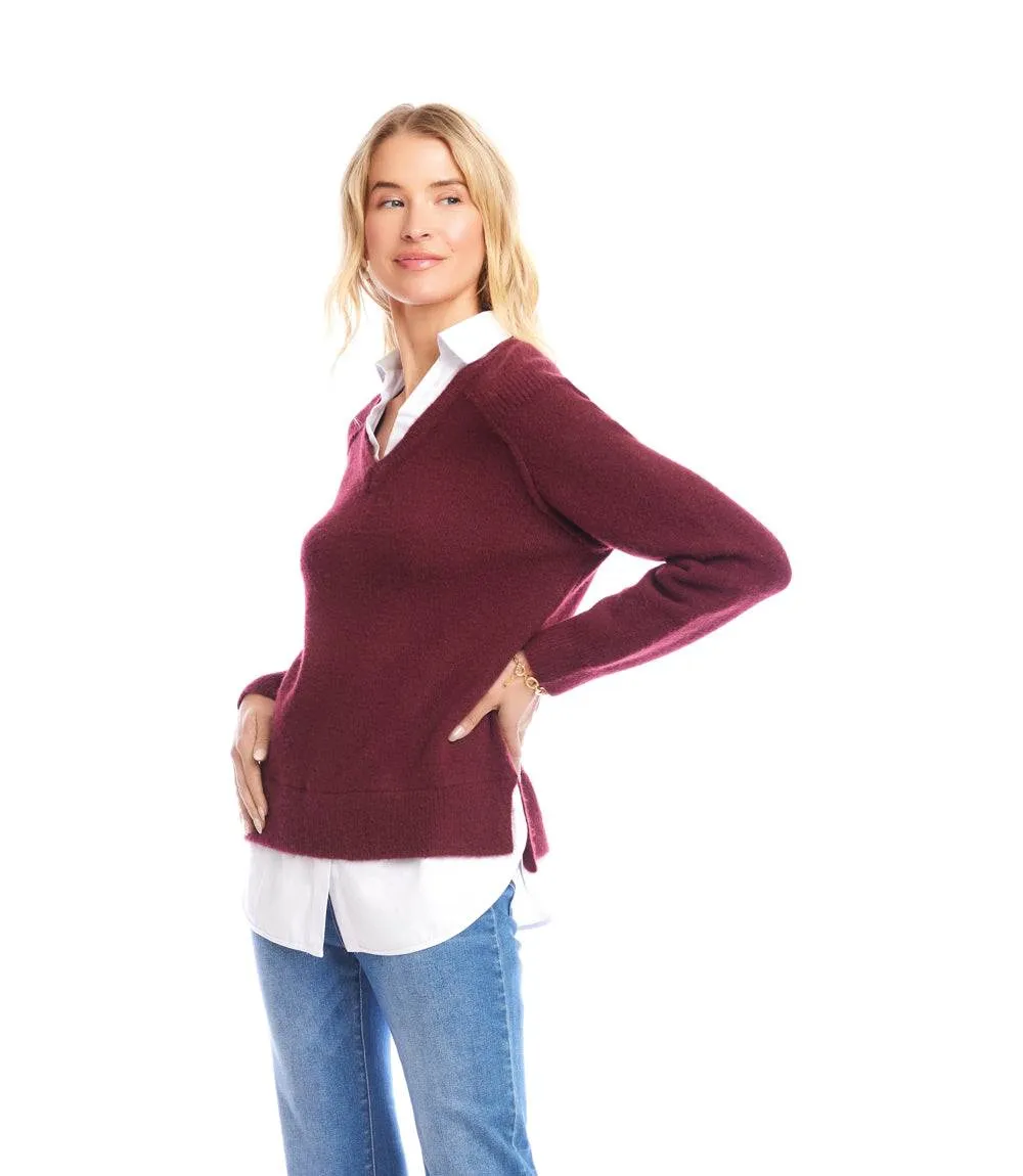 Layered Sweater sold by Karen Kane product image thumbnail 3