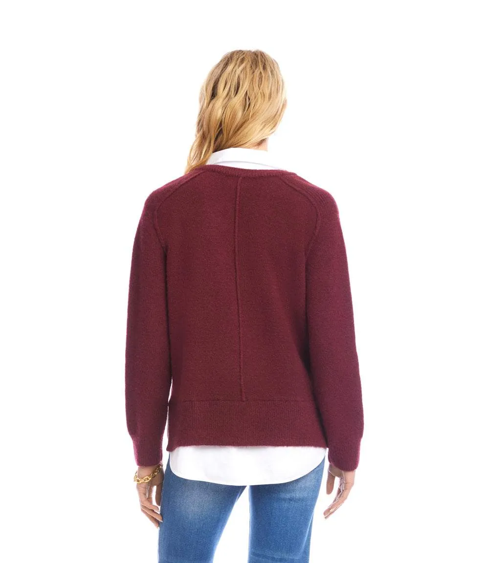 Layered Sweater sold by Karen Kane product image thumbnail 5