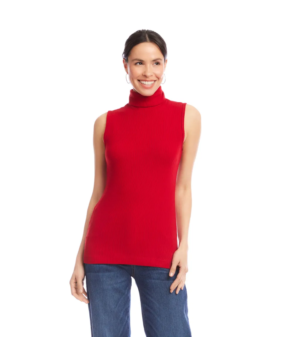 Ribbed Turtleneck Tank sold by Karen Kane product image thumbnail 2