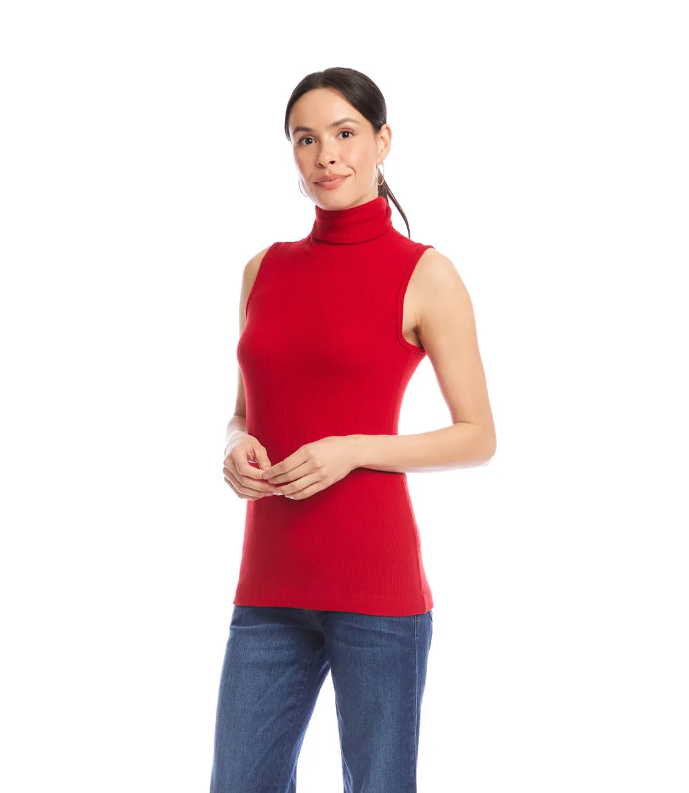 Ribbed Turtleneck Tank sold by Karen Kane product image thumbnail 3