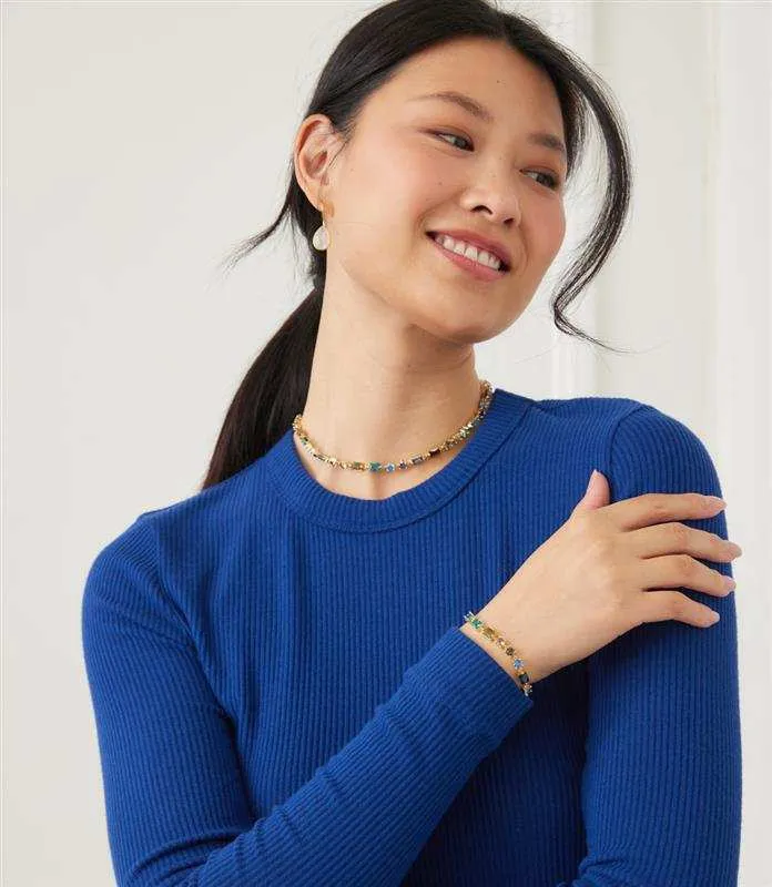 Long Sleeve Ribbed Crewneck Top sold by Karen Kane