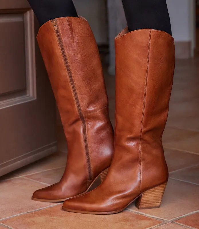 Seychelles Begging You Pointed Toe Western High Boots sold by Karen Kane