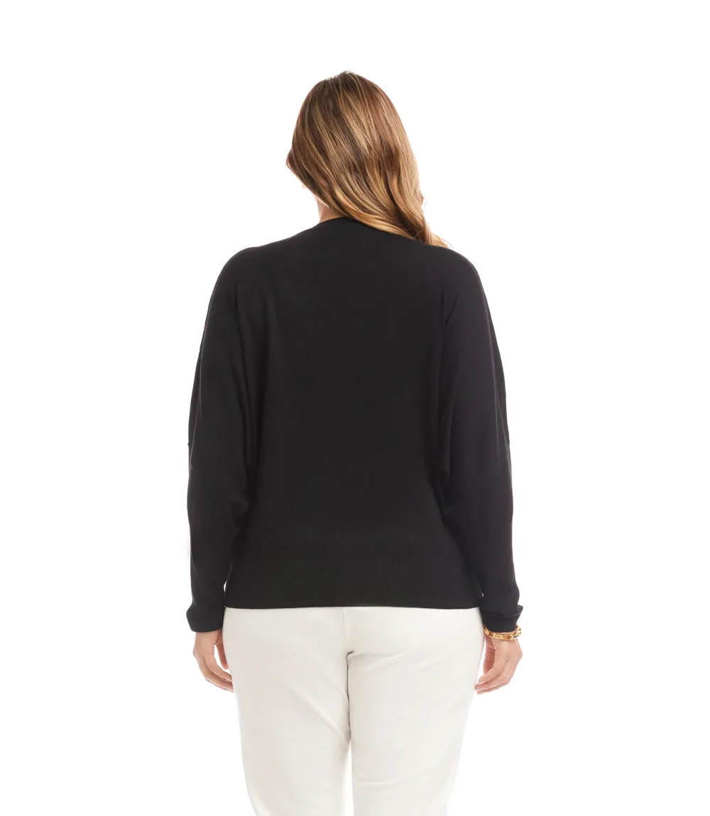 Plus Size Dolman Sleeve Sweater sold by Karen Kane product image thumbnail 3