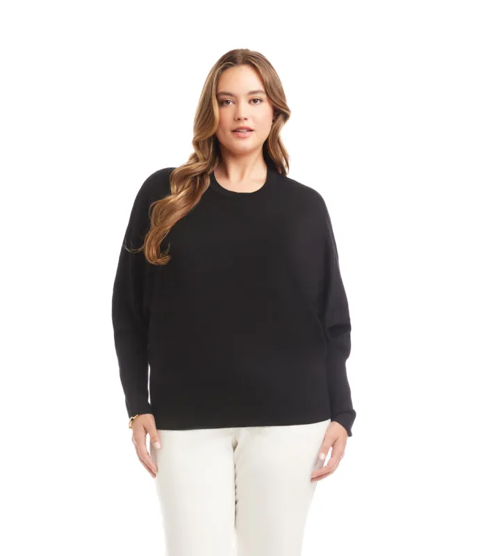 Plus Size Dolman Sleeve Sweater made by Karen Kane
