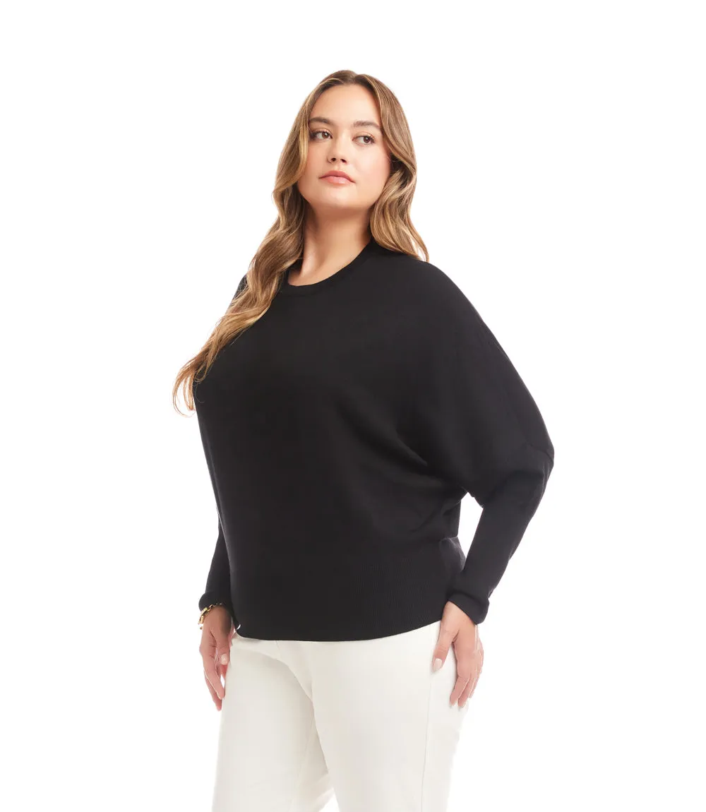 Plus Size Dolman Sleeve Sweater sold by Karen Kane product image thumbnail 2