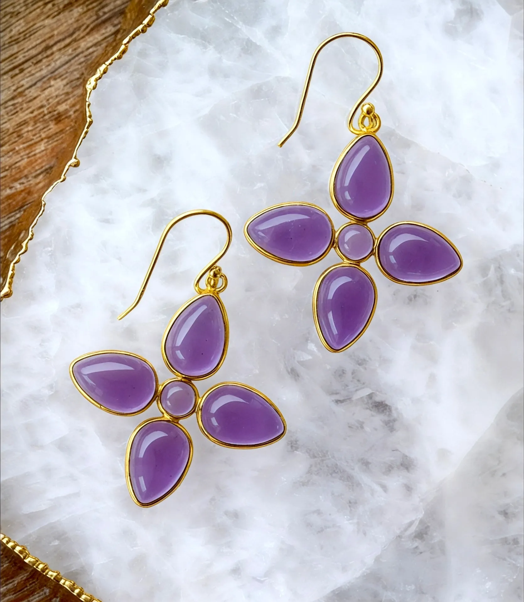 Dangling Gemstone Earrings sold by Karen Kane product image thumbnail 3
