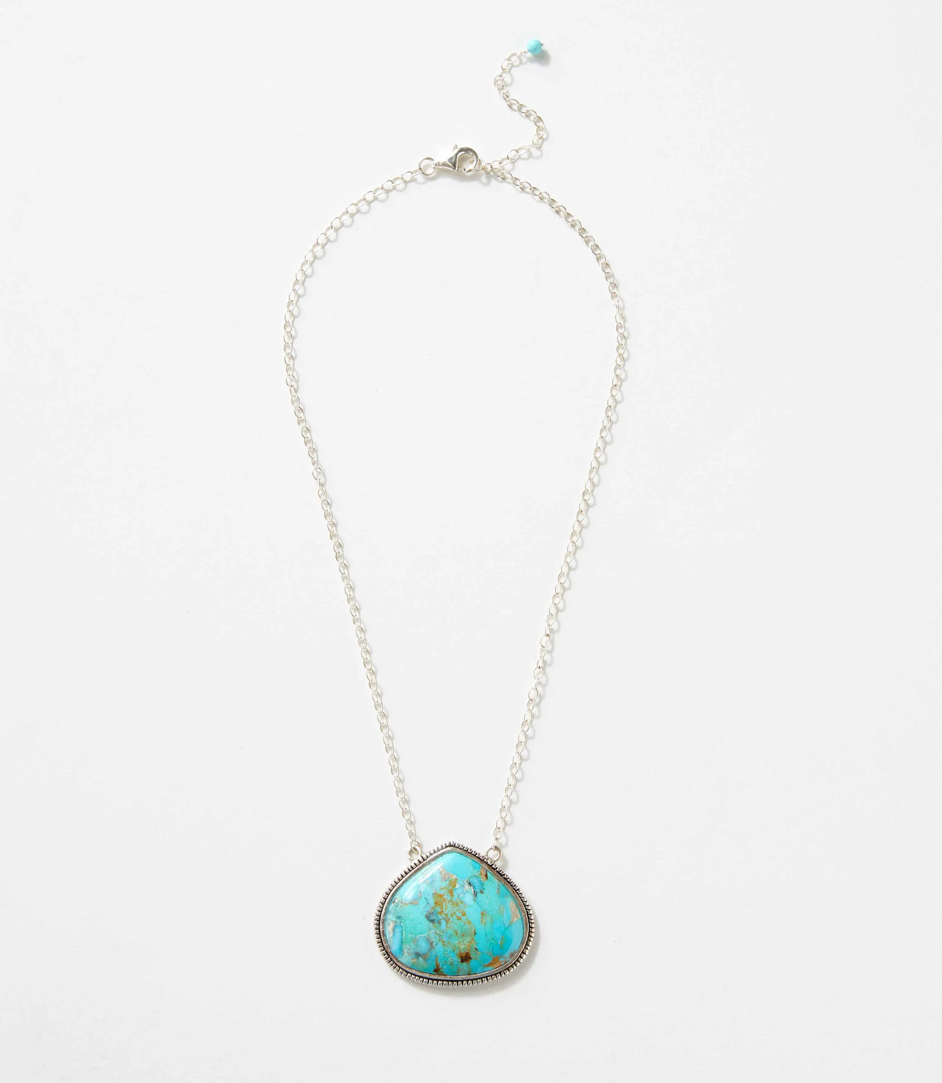 Corinth Blue Turquoise Pendant Necklace sold by Karen Kane product image thumbnail 2