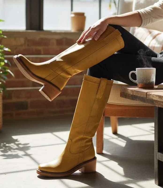 Frye Kate Pull On Riding Boots made by Frye