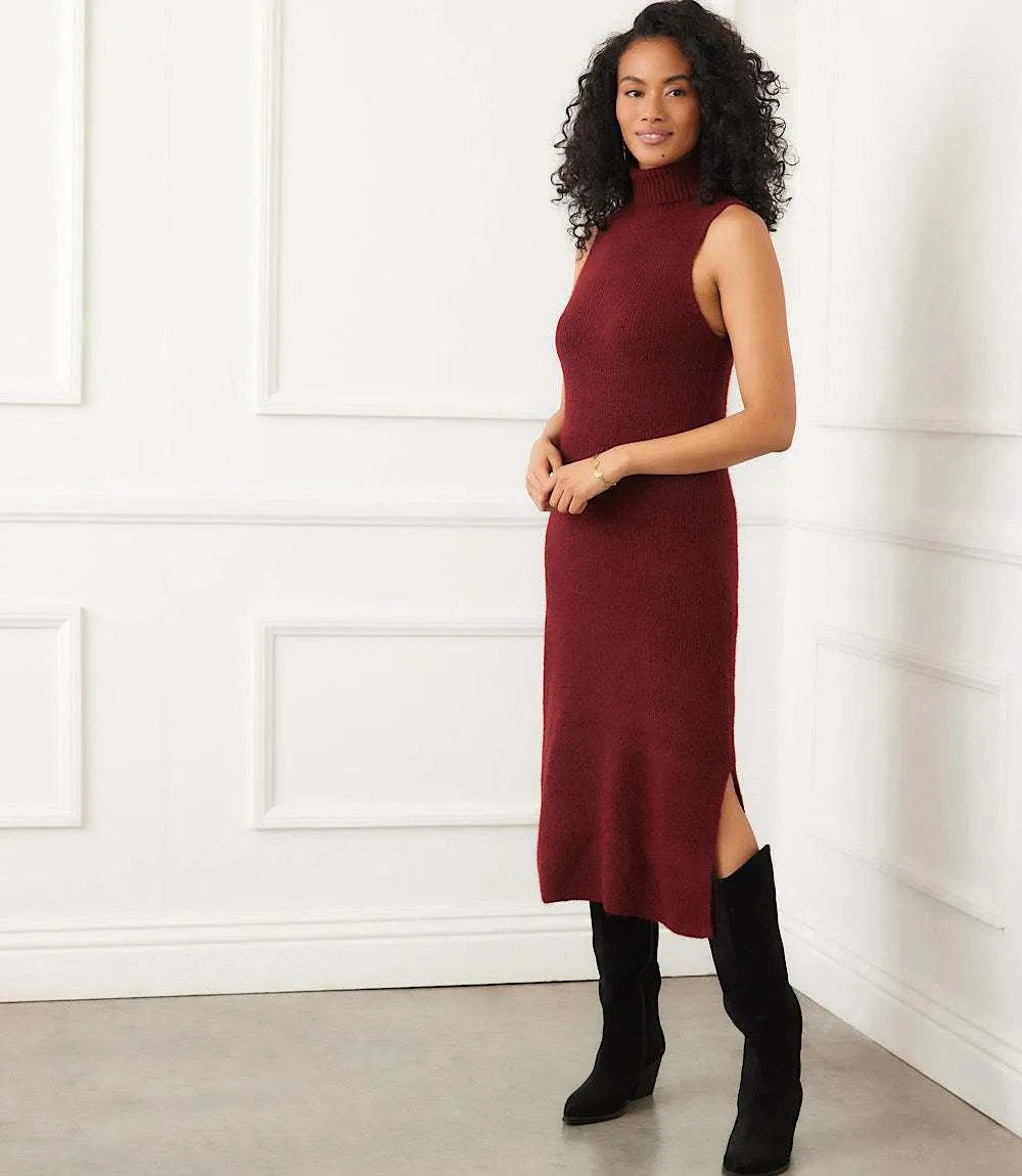 Sleeveless Turtleneck Sweater Dress sold by Karen Kane product image thumbnail 5