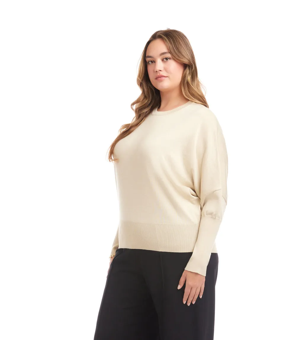 Plus Size Dolman Sleeve Sweater sold by Karen Kane product image thumbnail 2