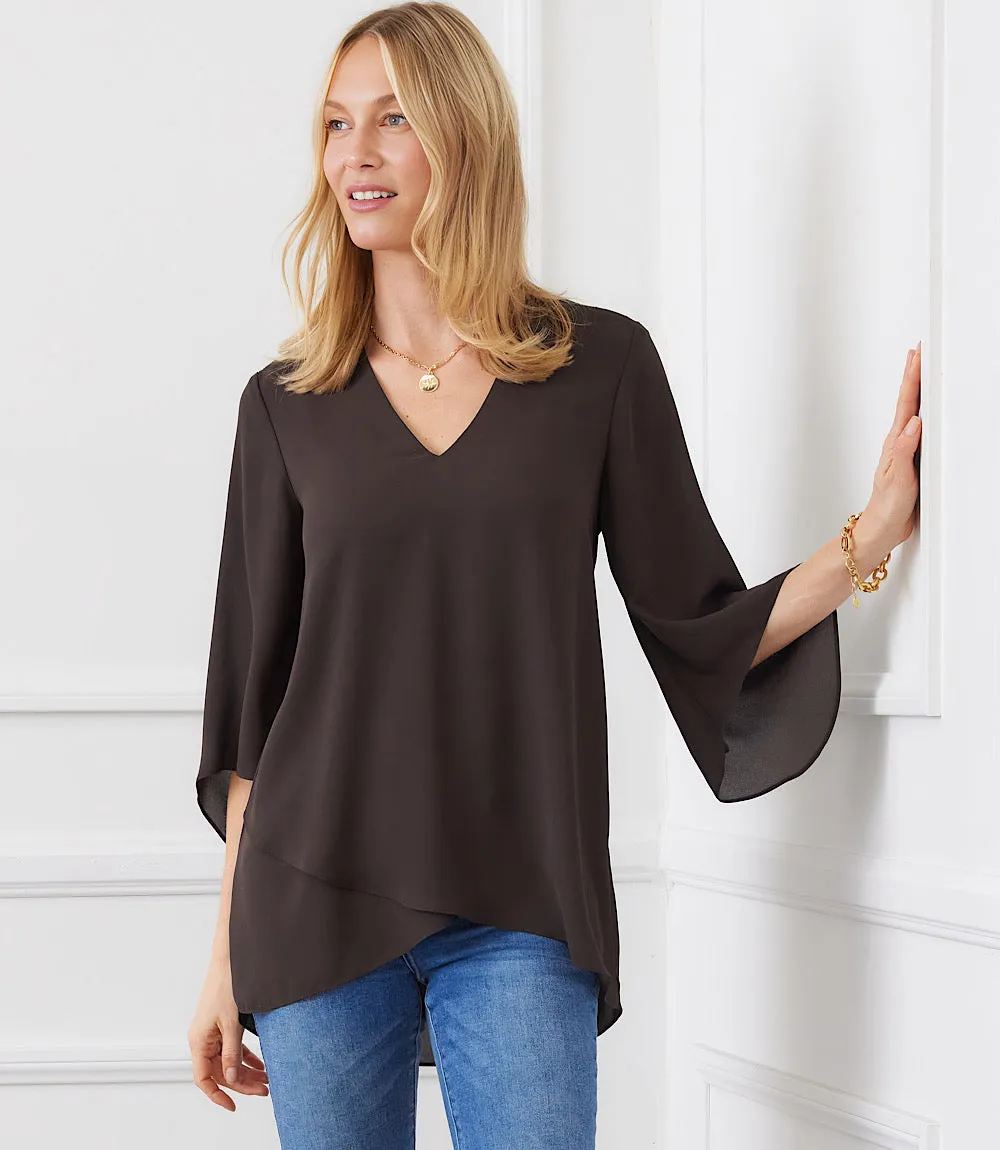 Bracelet Sleeve Asymmetric Top sold by Karen Kane product image thumbnail 5