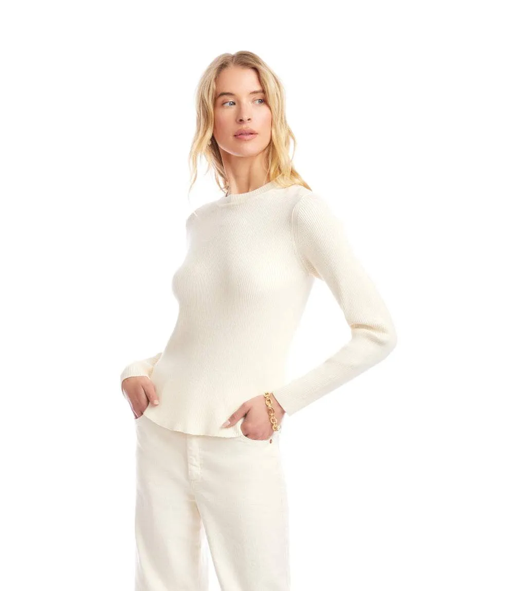 Ribbed Crewneck Sweater sold by Karen Kane product image thumbnail 2