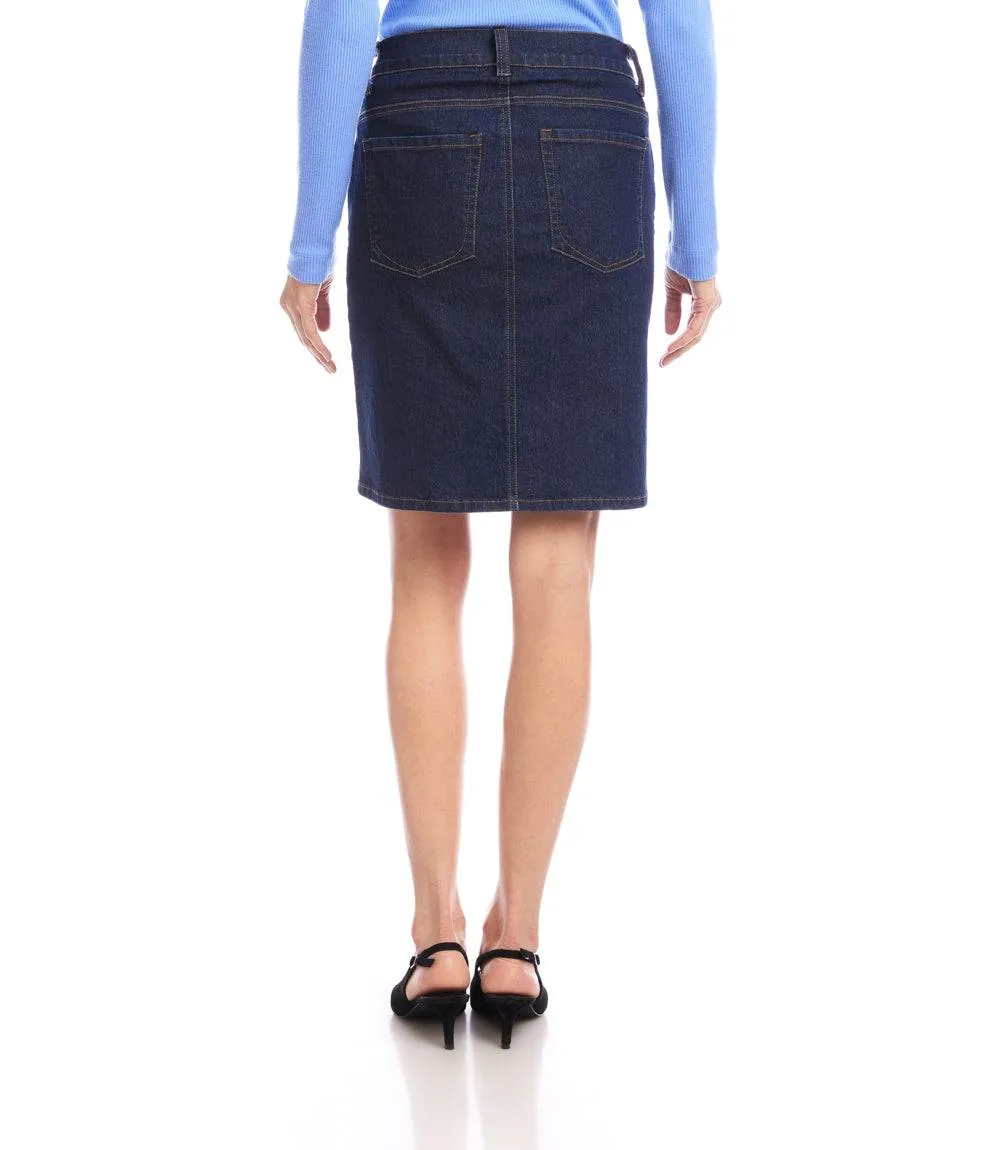 Denim Short Skirt sold by Karen Kane product image thumbnail 5