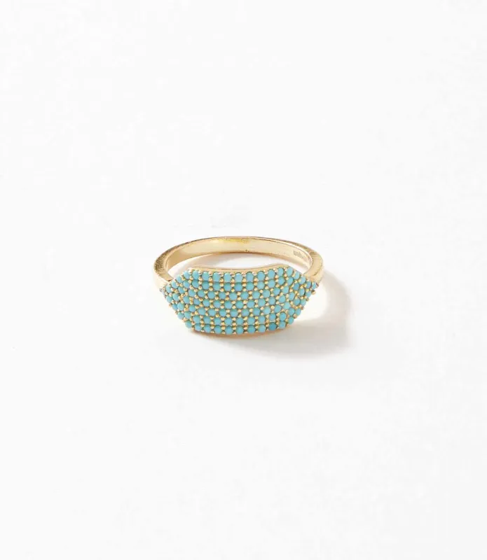 Beaded Gemstone Ring sold by Karen Kane