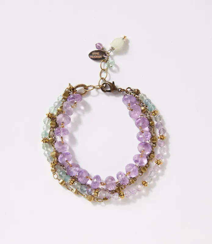 Amethyst Multistrand Bracelet sold by Karen Kane