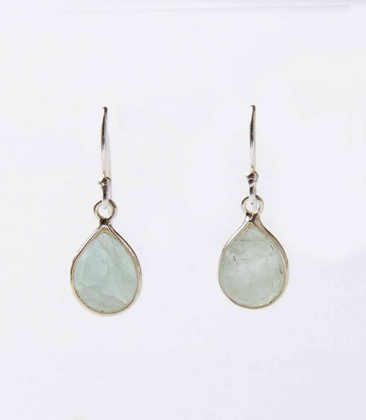 Faceted Aquamarine Teardrop Earrings sold by Karen Kane product image thumbnail 3