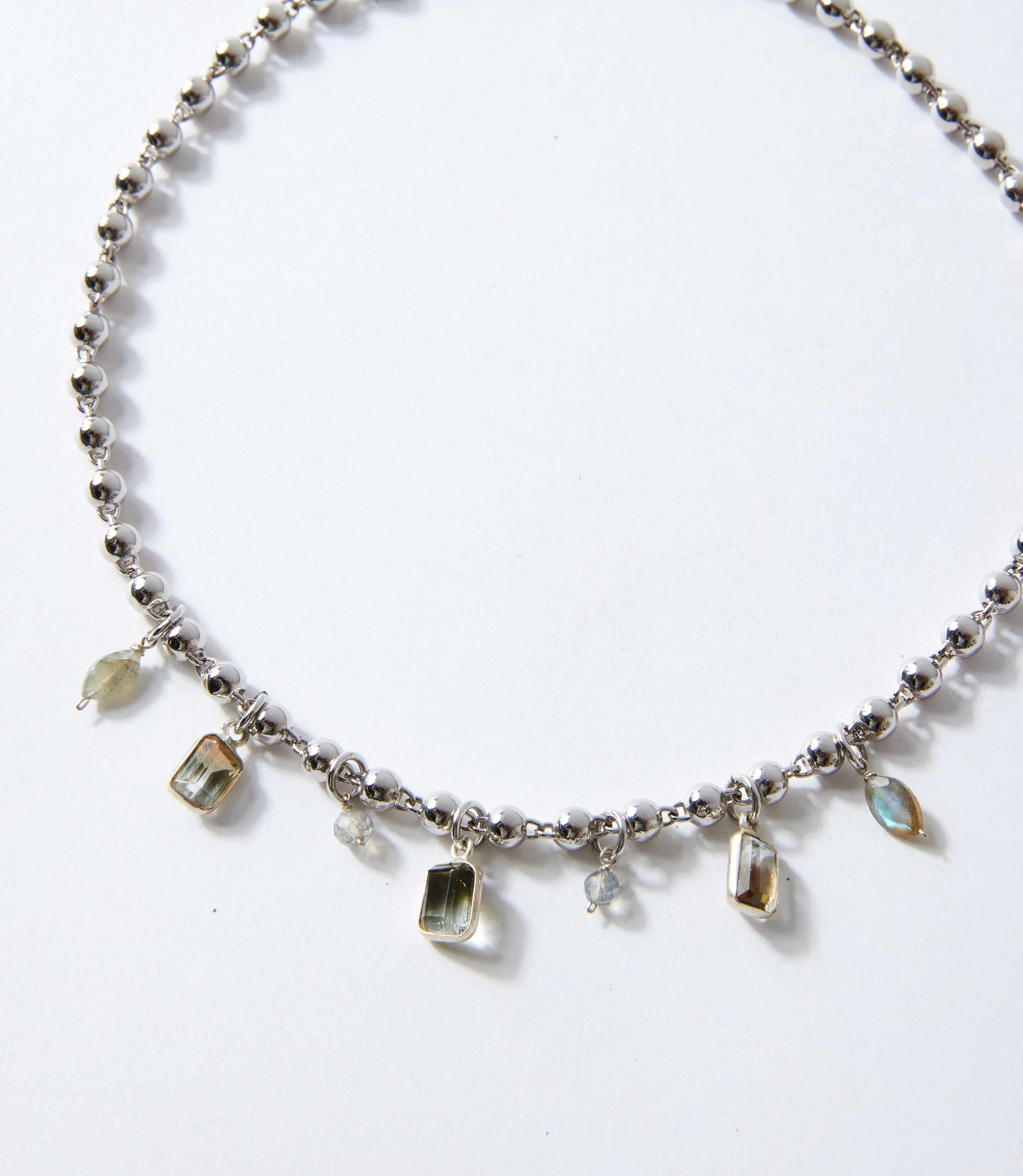 Labradorite Station Necklace sold by Karen Kane product image thumbnail 2