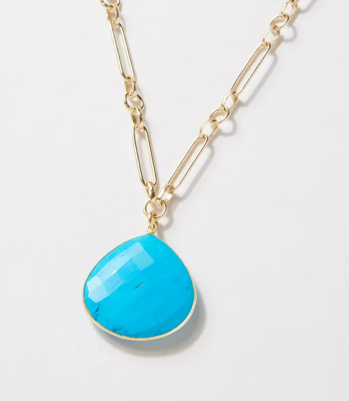 Turquoise Pendant Necklace sold by Karen Kane