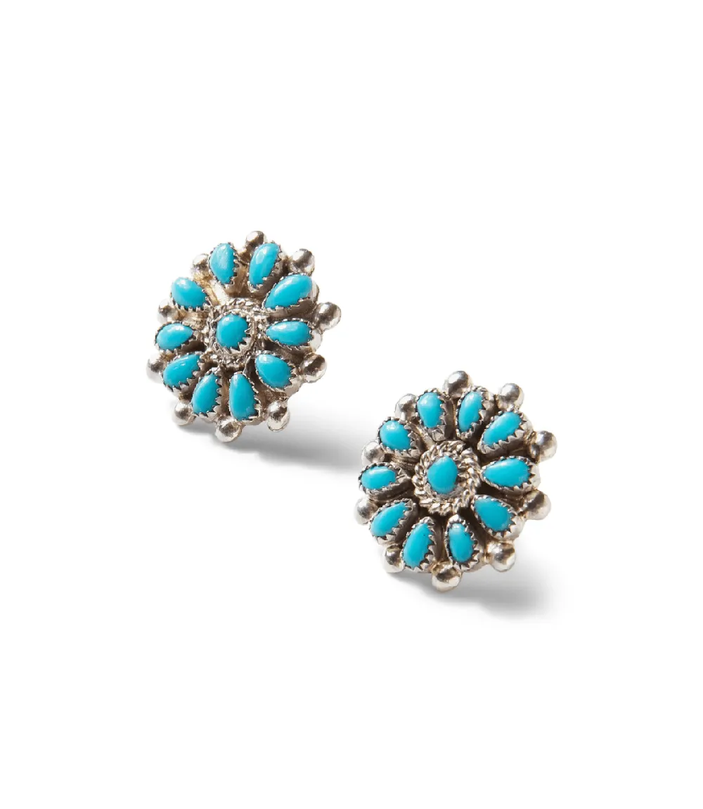 Turquoise Cluster Earrings sold by Karen Kane product image thumbnail 3