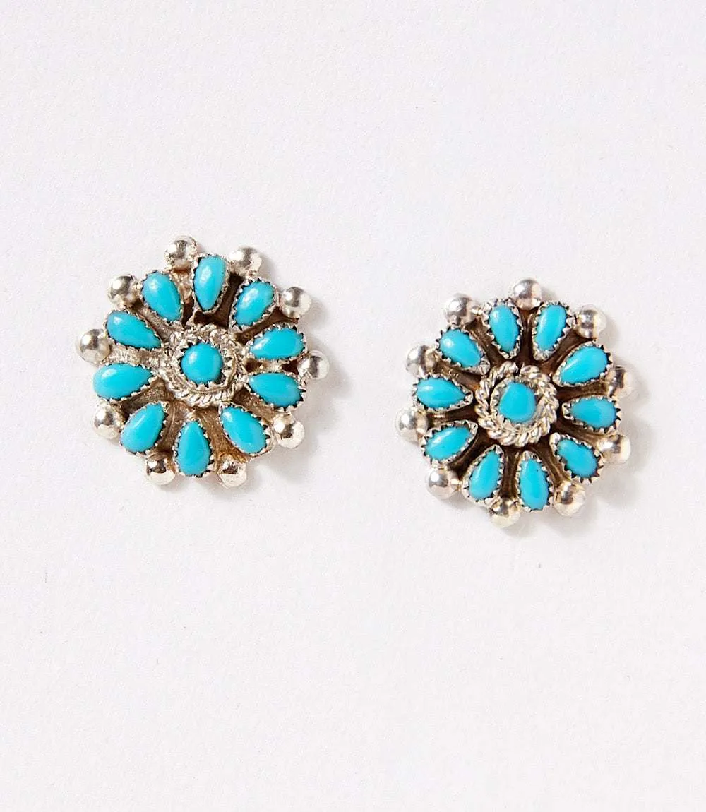 Turquoise Cluster Earrings sold by Karen Kane product image thumbnail 2