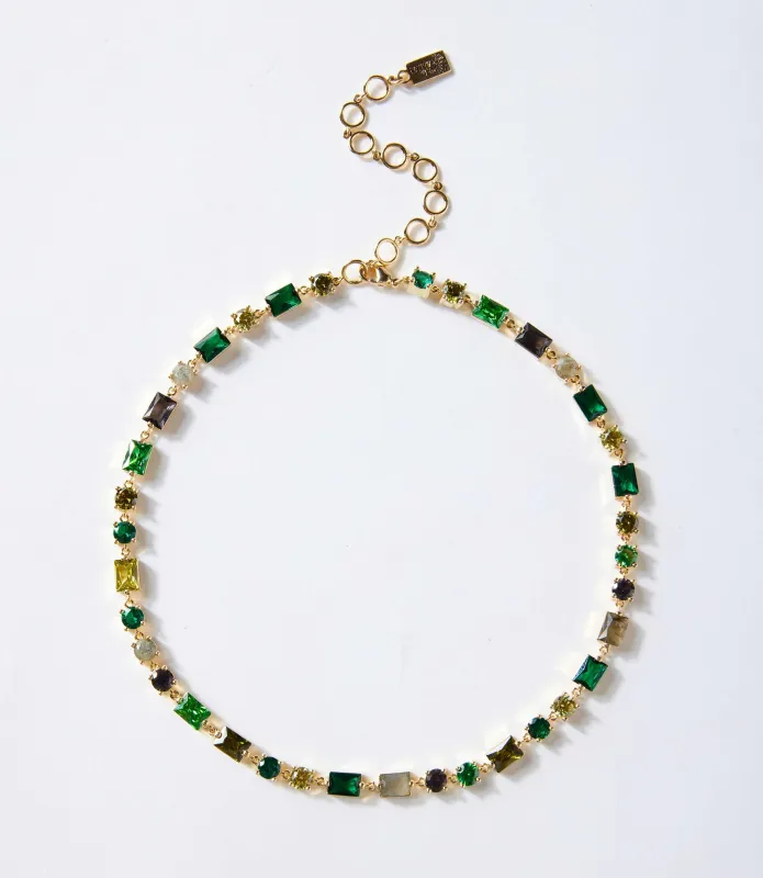 Emerald City Crystal Necklace sold by Karen Kane