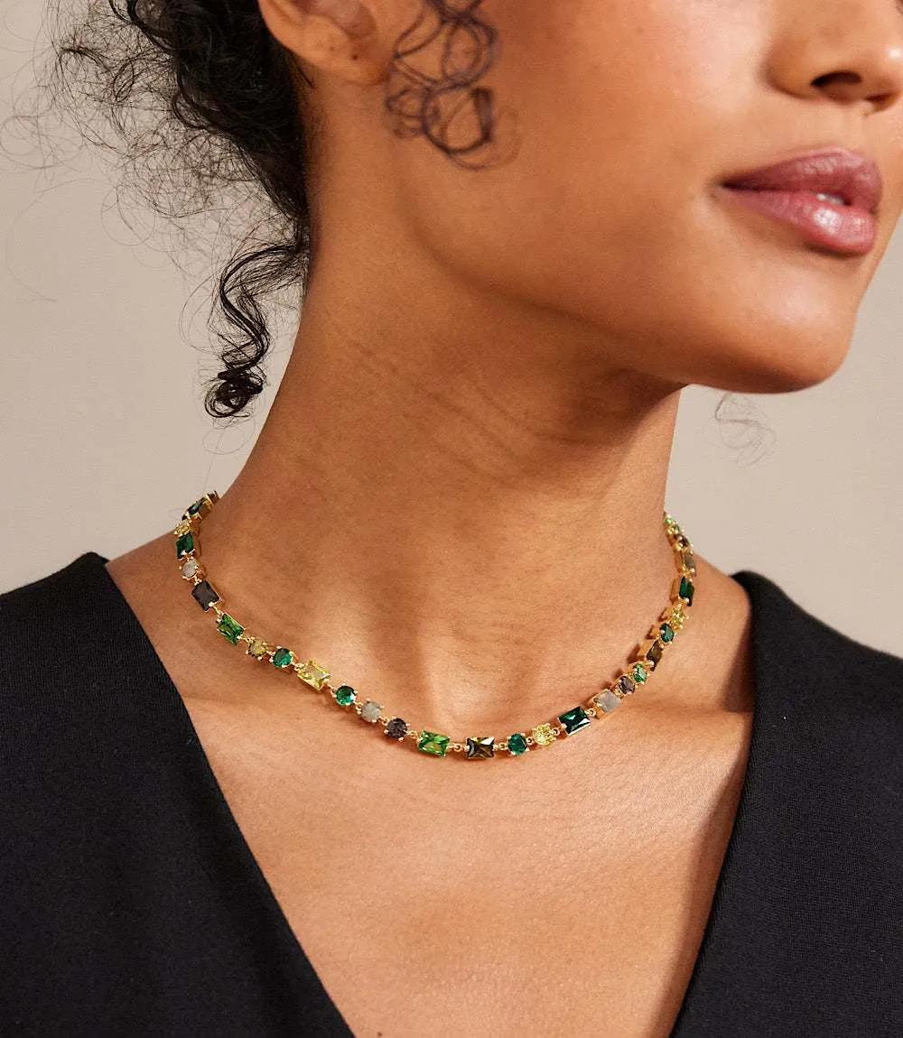 Emerald City Crystal Necklace sold by Karen Kane product image thumbnail 5