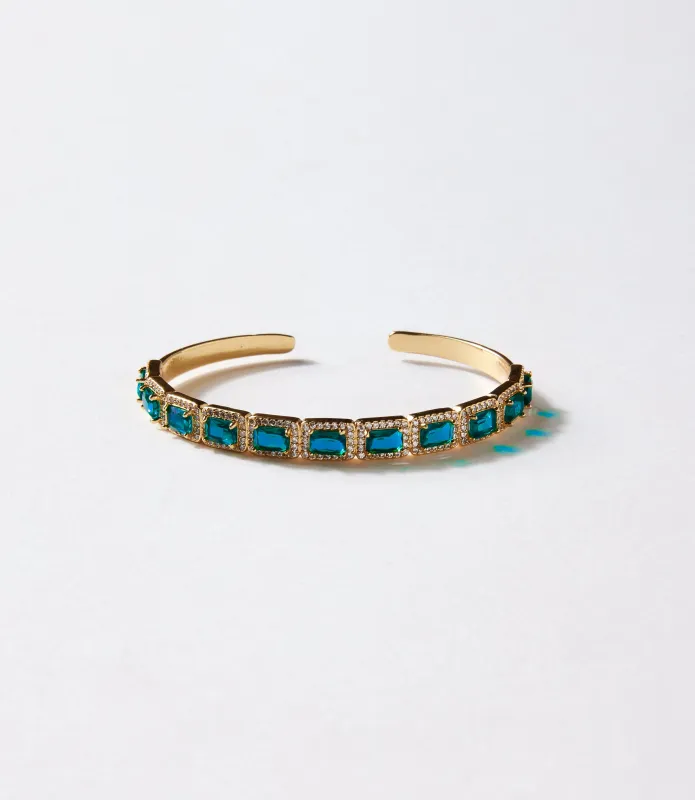 Gemstone Cuff Bracelet made by Karen Kane
