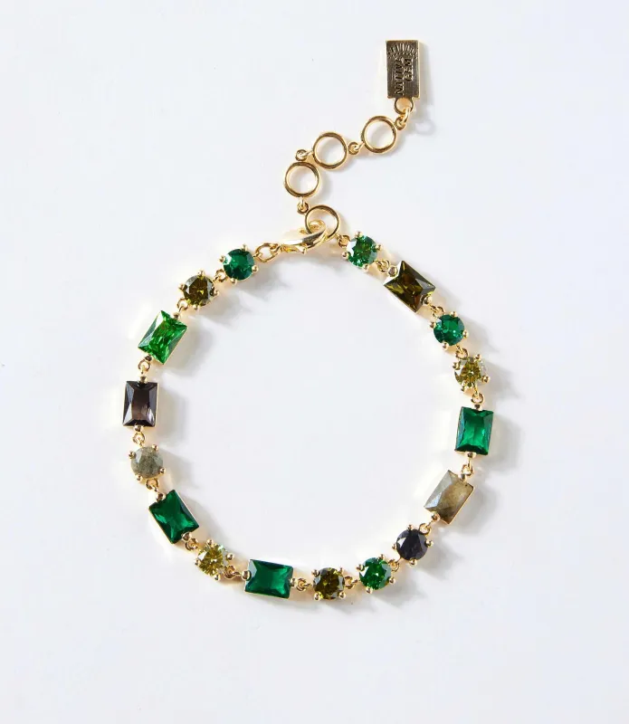 Emerald City Crystal Bracelet made by Native Gem