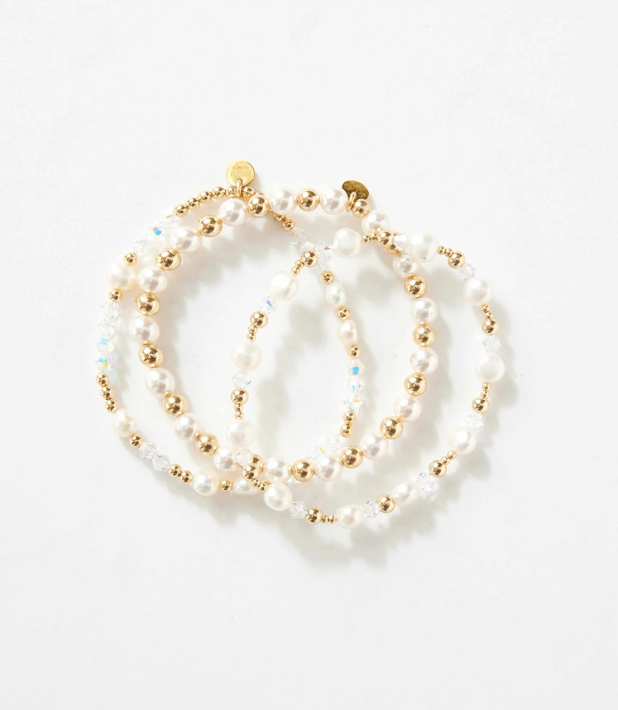 Pearl And Crystal Beaded Bracelet sold by Karen Kane product image thumbnail 2