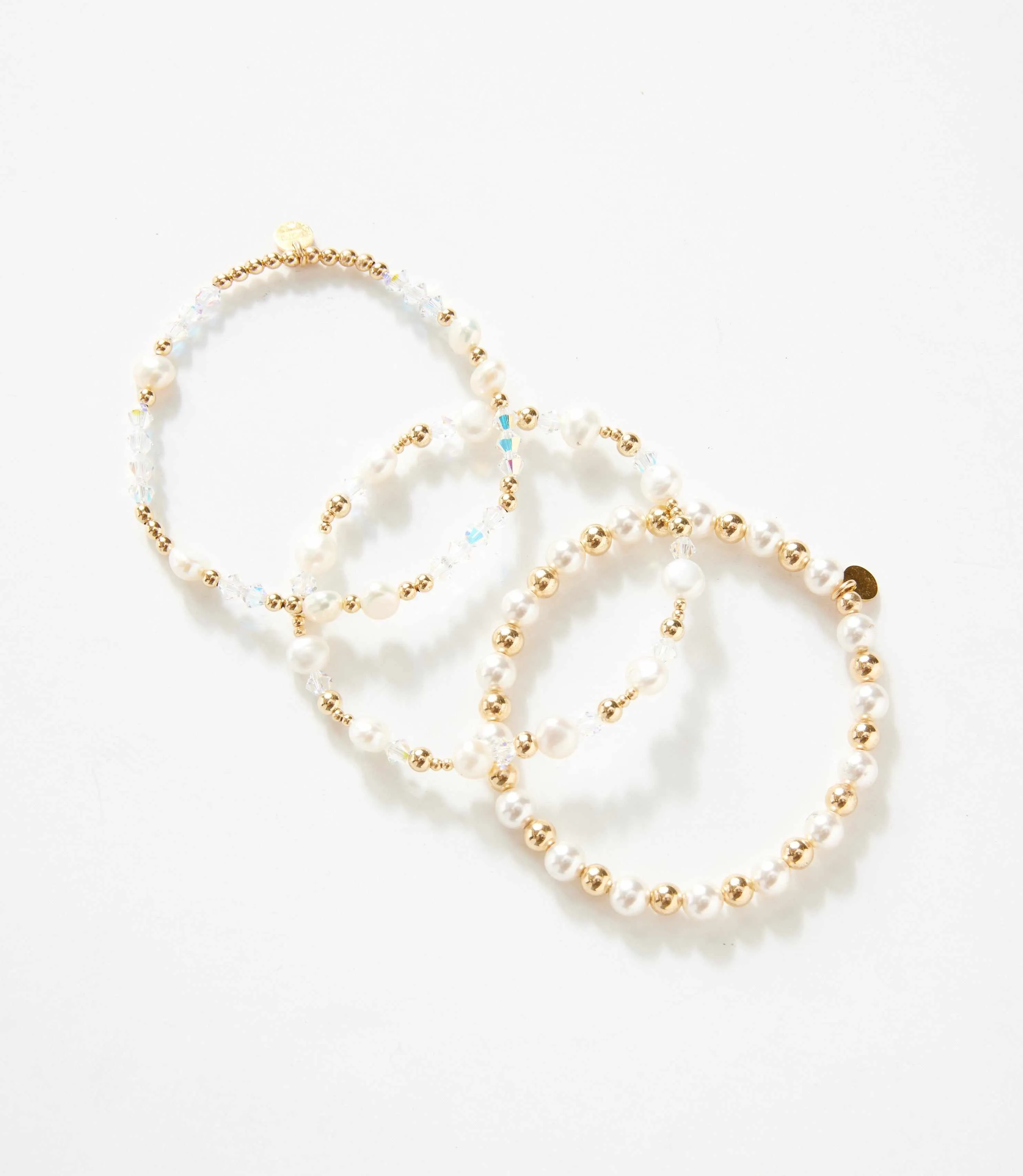 Pearl And Crystal Beaded Bracelet sold by Karen Kane product image thumbnail 3
