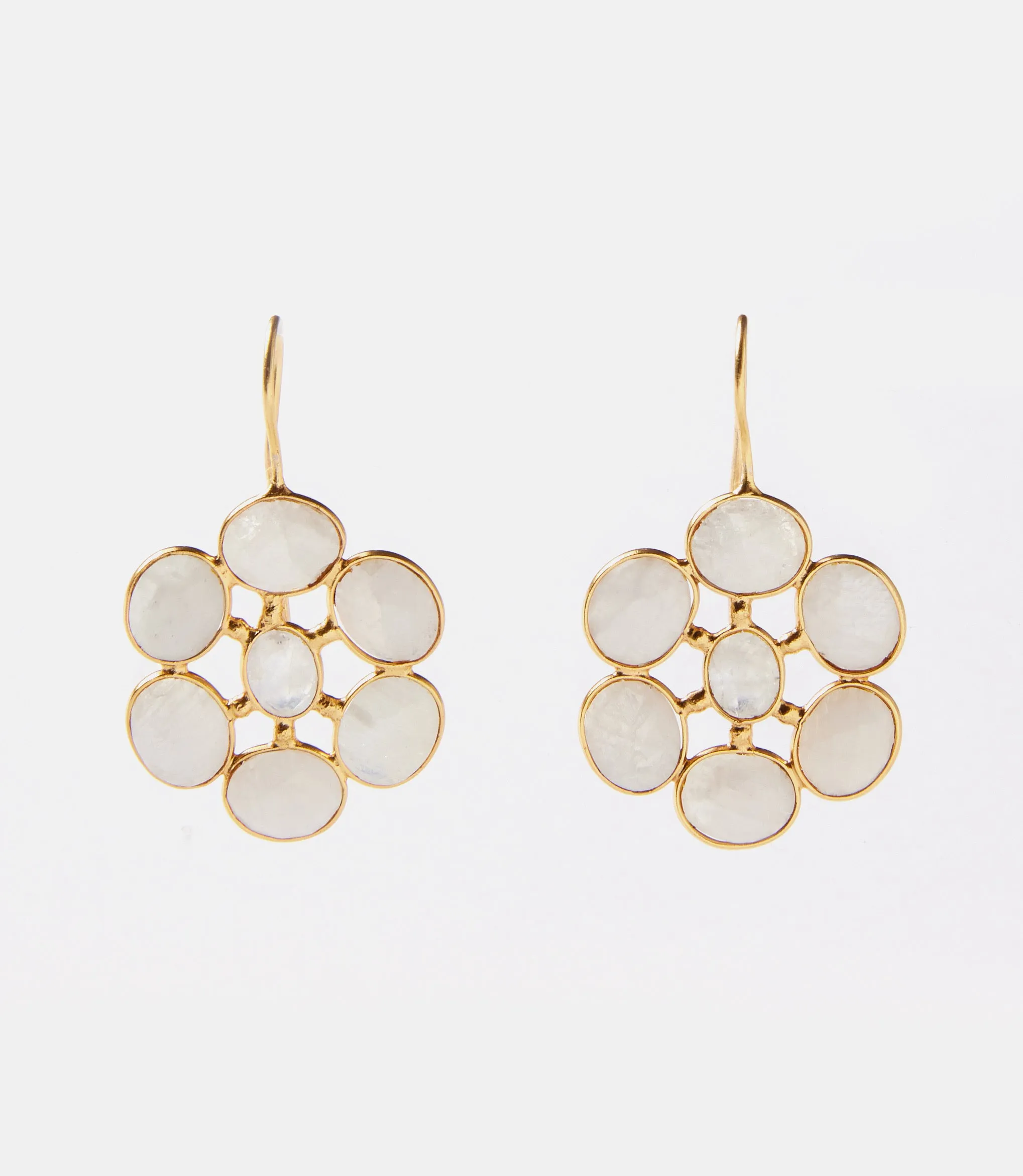 Gemstone Flower Earrings sold by Karen Kane product image thumbnail 3