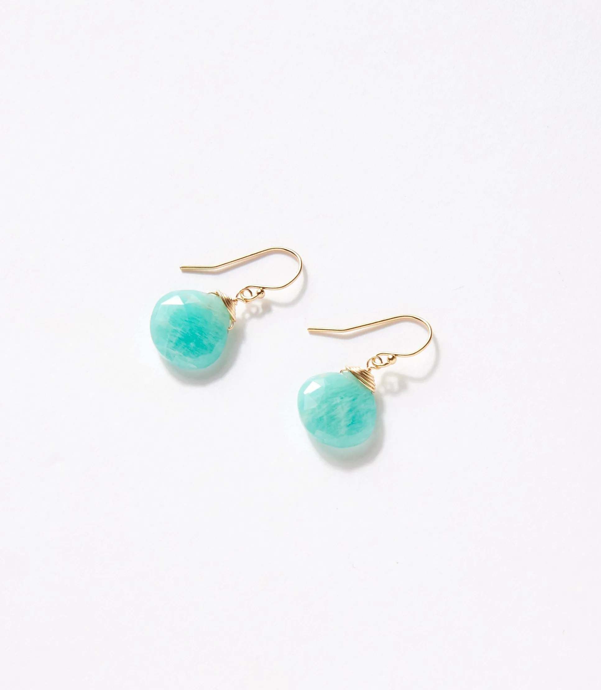 Faceted Amazonite Earrings sold by Karen Kane product image thumbnail 3