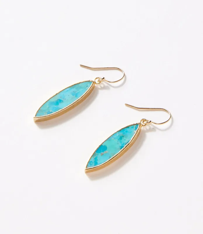 Marquise Turquoise Earrings sold by Karen Kane