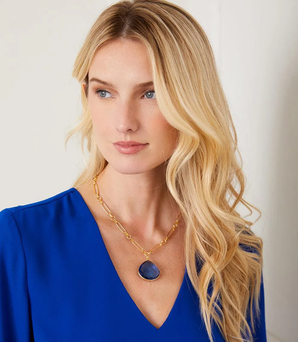 Blue Tanzanite Pendant Necklace sold by Karen Kane product image thumbnail 3