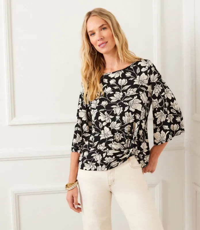 Flare Sleeve Pick-Up Top sold by Karen Kane