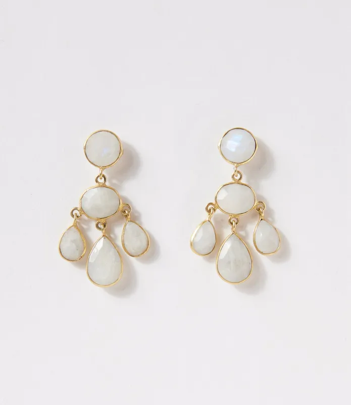 Gemstone Chandelier Earrings sold by Karen Kane