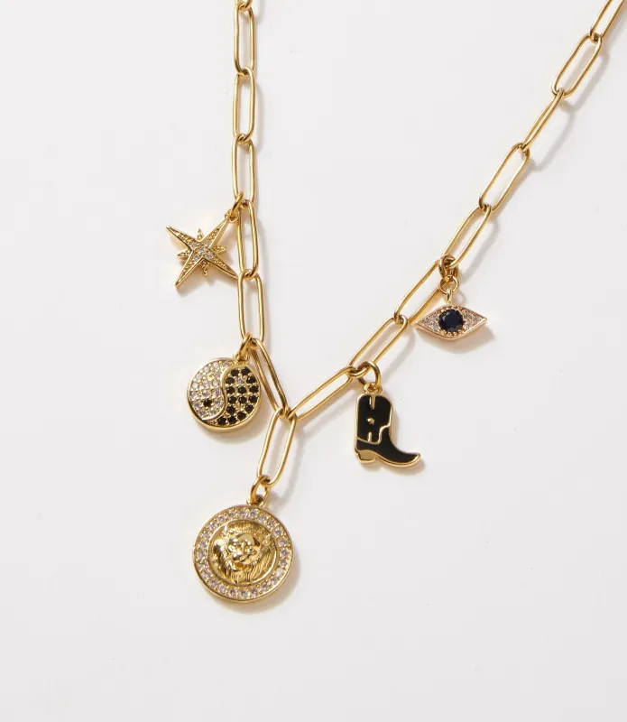 Charm Station Necklace sold by Karen Kane