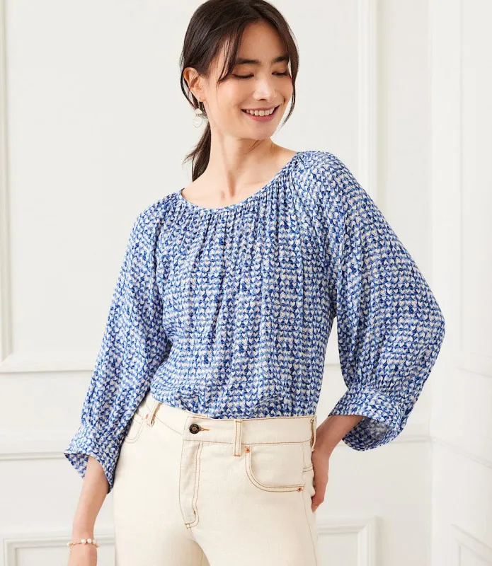 Blouson Sleeve Top made by Karen Kane