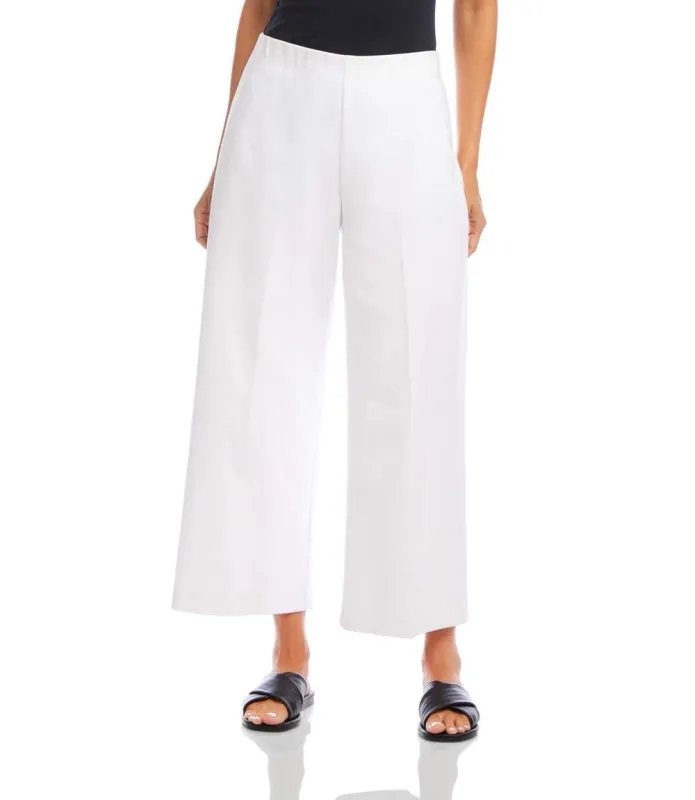 Petite Size Cropped Wide-Leg Pants sold by Karen Kane