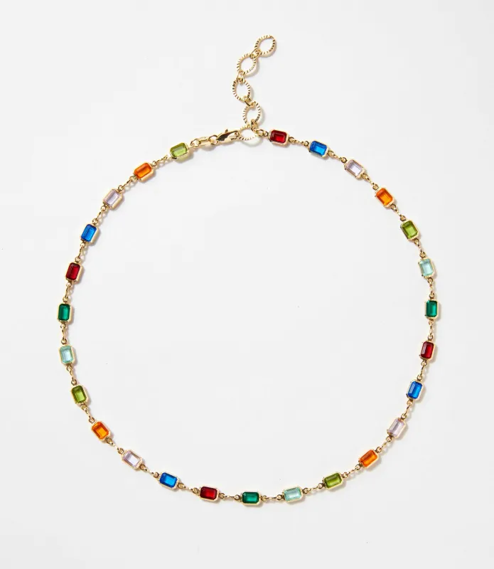 Colorful Gemstone Necklace sold by Karen Kane