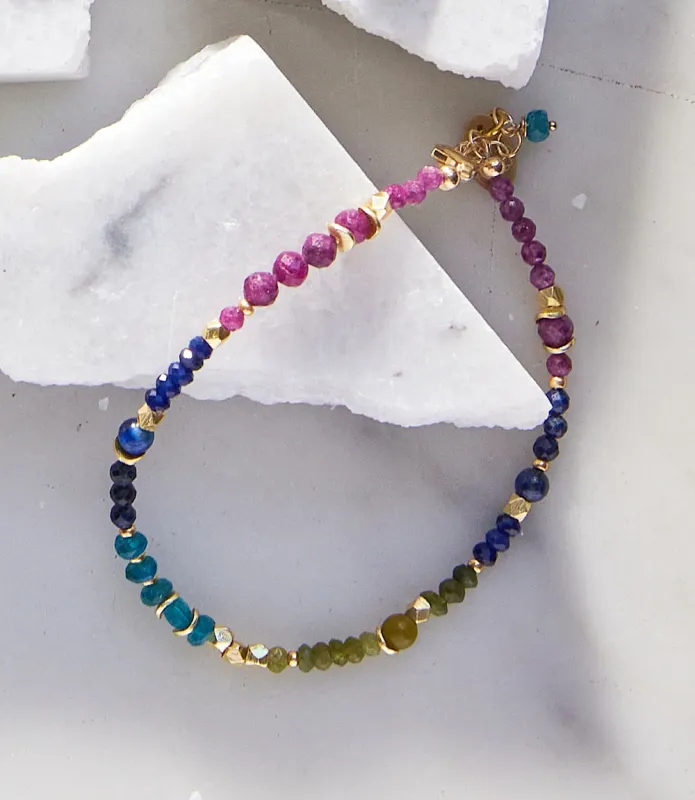 Aurora Beaded Gemstone Bracelet sold by Karen Kane
