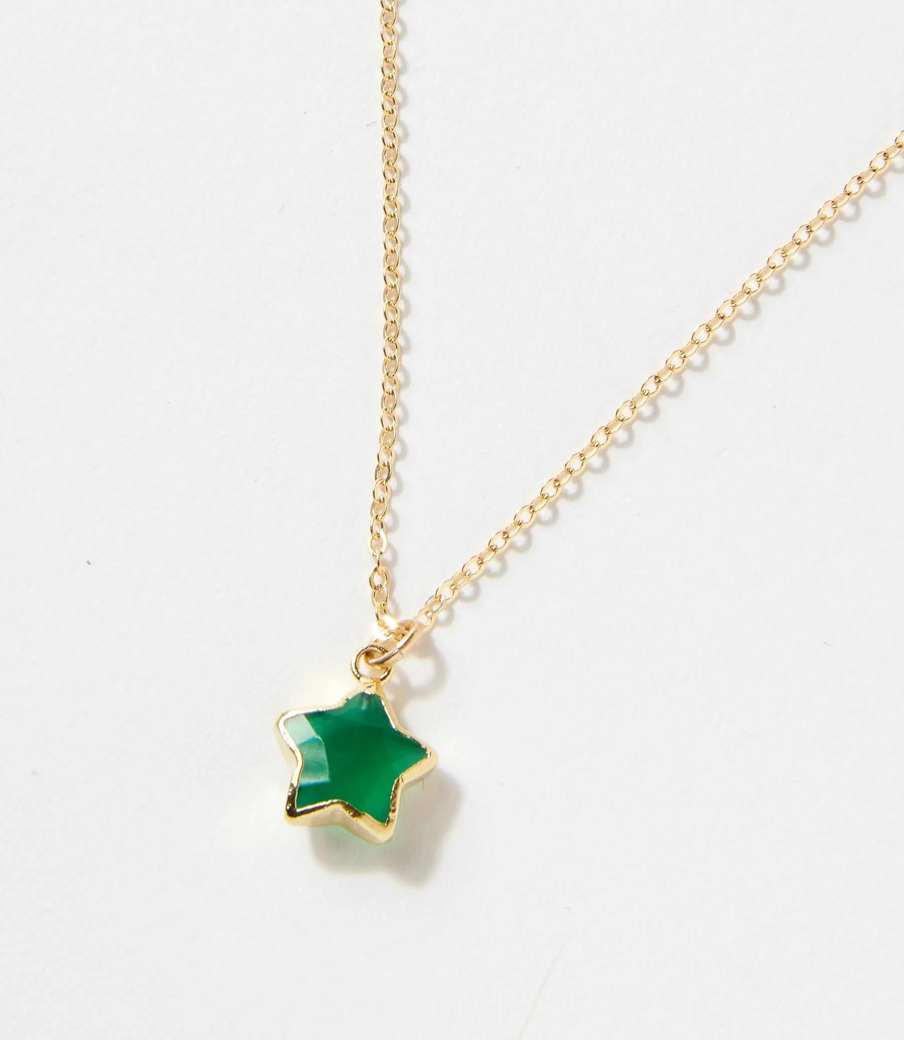 Green Onyx Star Necklace sold by Karen Kane product image thumbnail 2