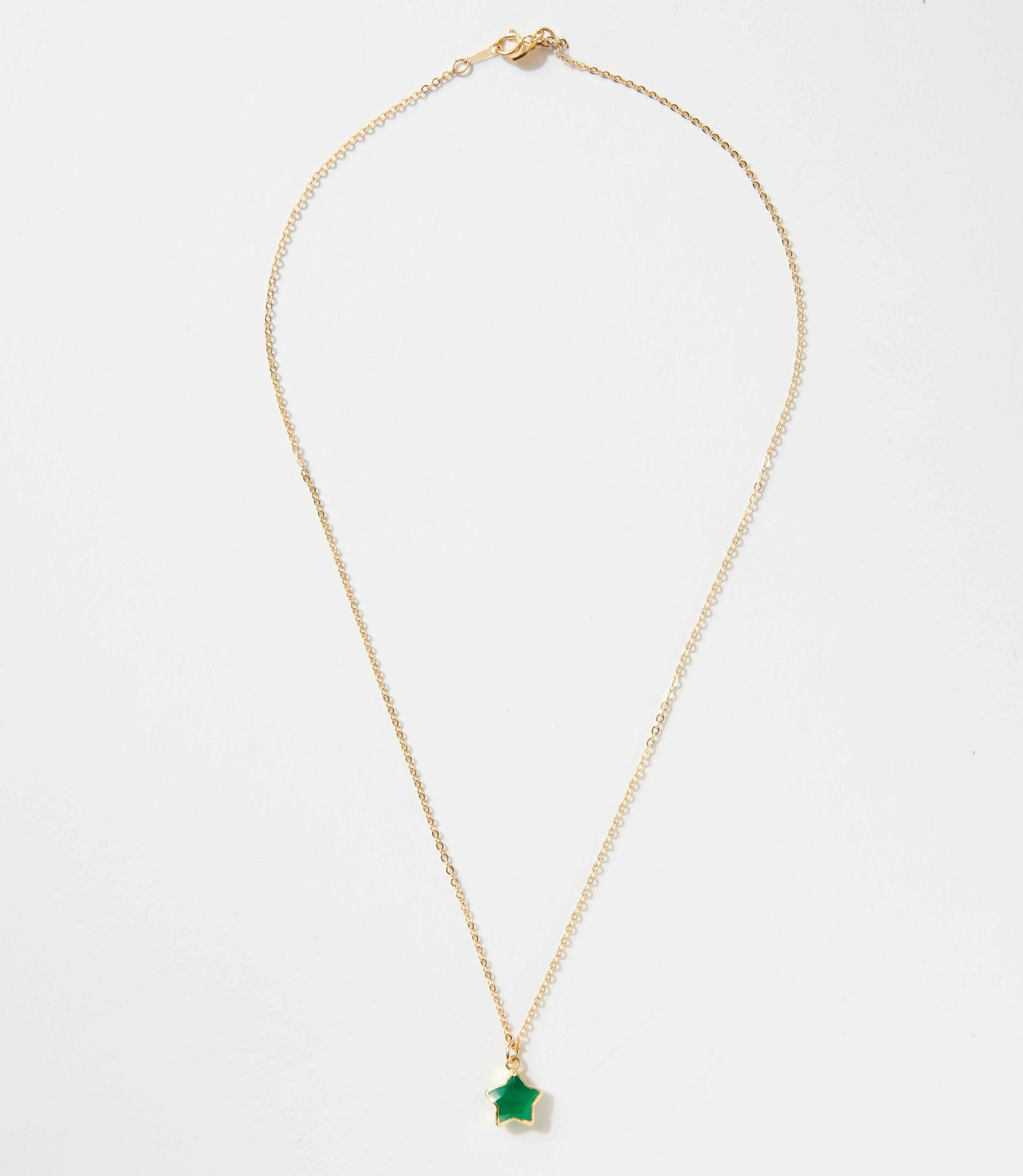 Green Onyx Star Necklace sold by Karen Kane product image thumbnail 3