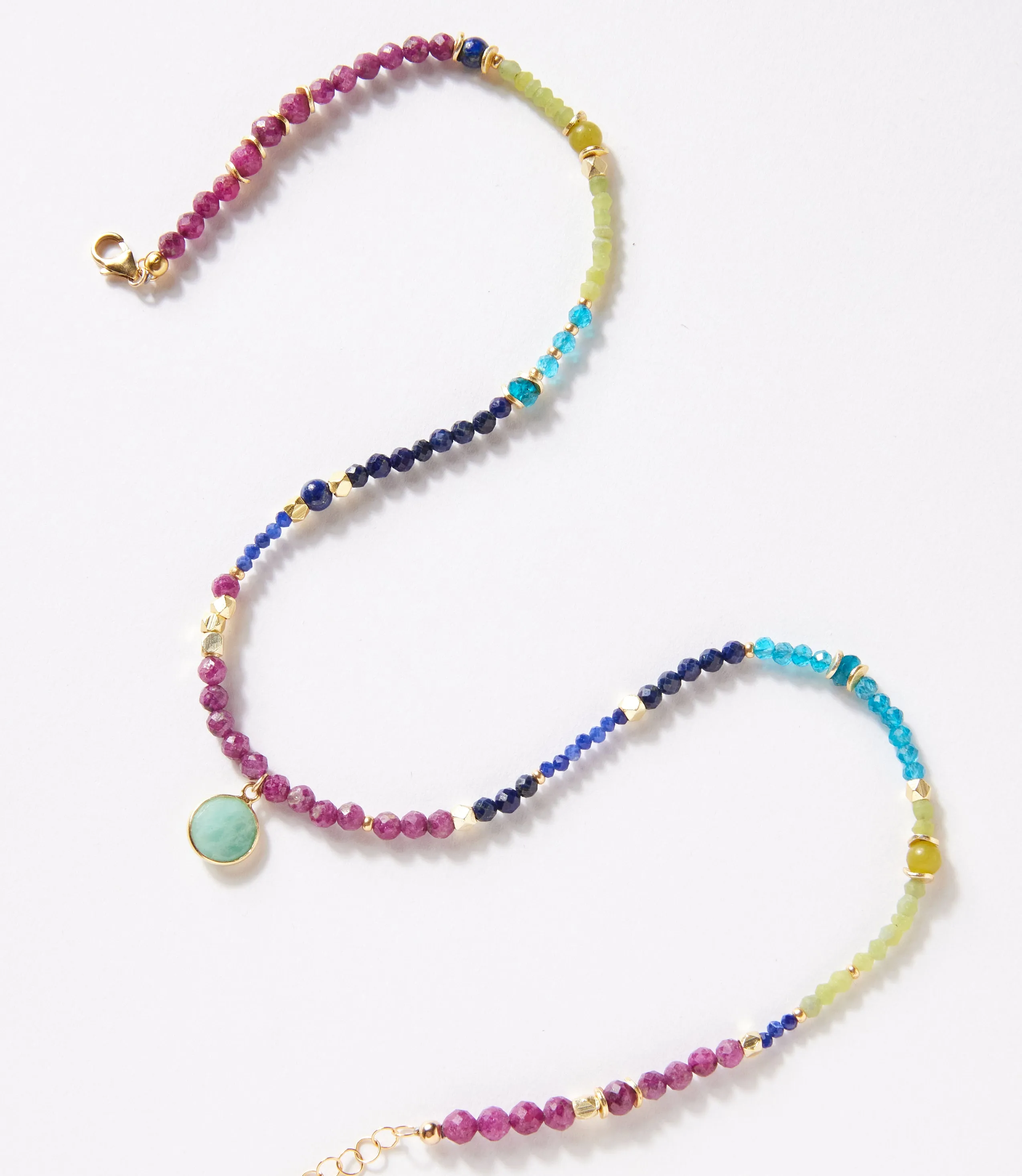 Aurora Beaded Gemstone Necklace sold by Karen Kane product image thumbnail 3