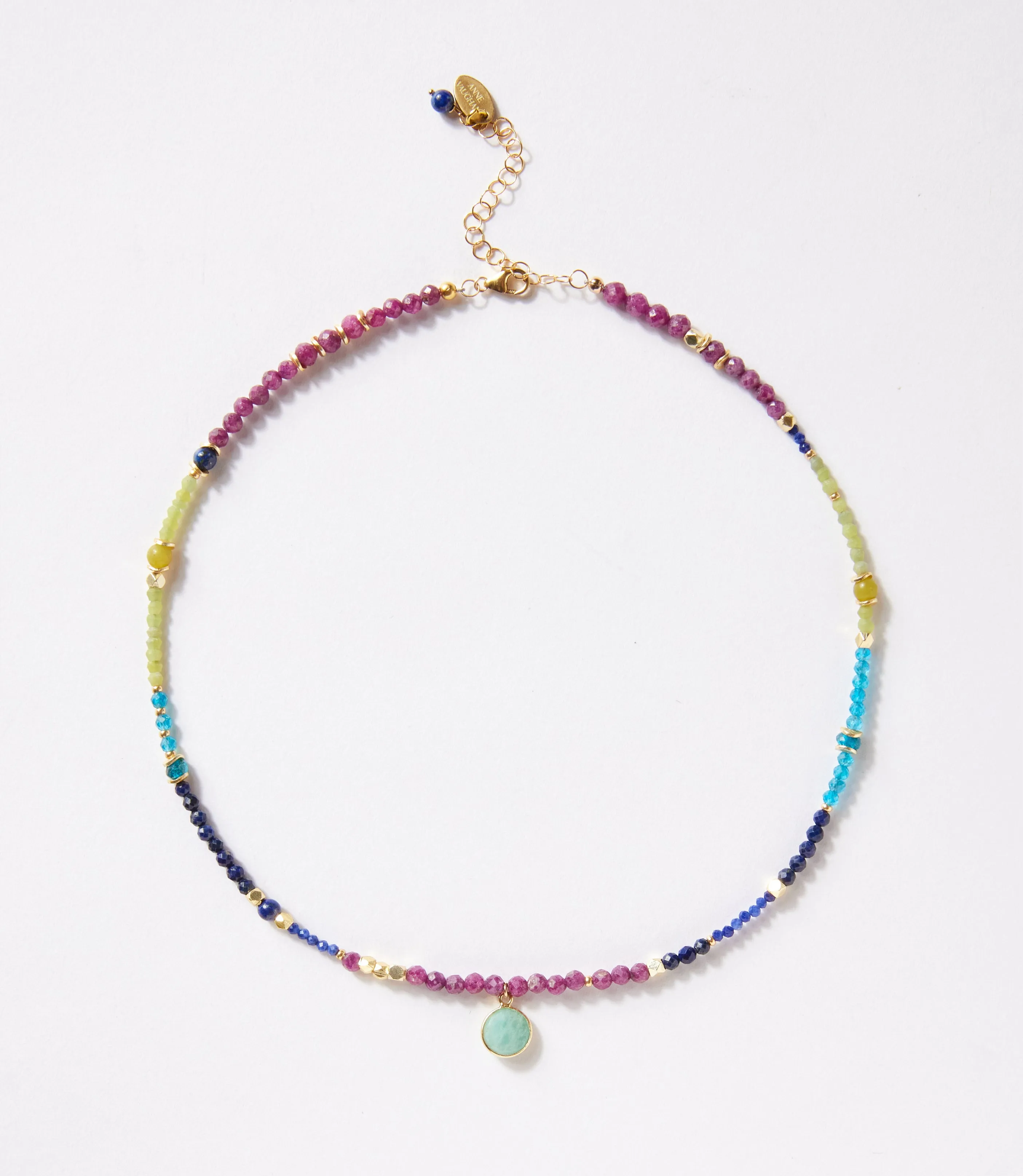 Aurora Beaded Gemstone Necklace sold by Karen Kane product image thumbnail 2