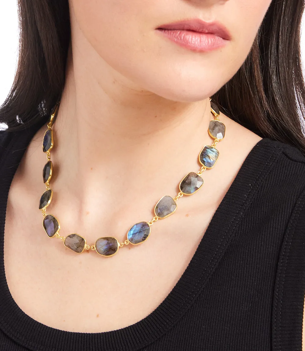 Gemstone Bezel Necklace sold by Karen Kane product image thumbnail 3