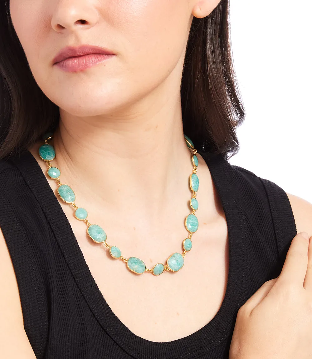 Gemstone Bezel Necklace sold by Karen Kane product image thumbnail 2
