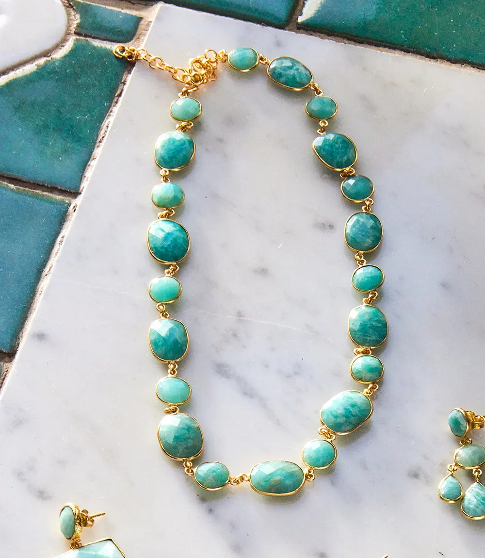 Gemstone Bezel Necklace sold by Karen Kane product image thumbnail 3